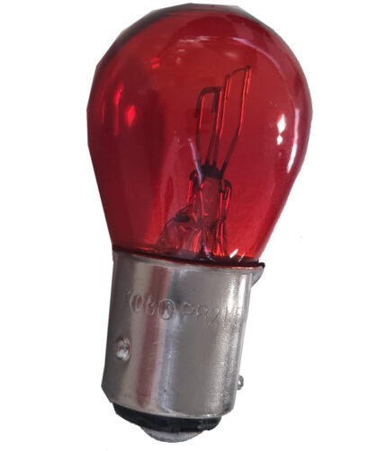 LAMPARAS 2 POLOS PR 21 / 4W 12V 1034 ROJA "V" PATAS DEFASADAS