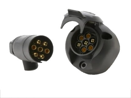 ACCESORIOS VARIOS CONECTOR DE TRAILER 7 TERMINALES PLASTICO JUEGO