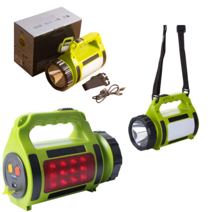 ACCESORIOS VARIOS LINTERNA FAROL LED MANO USB LUZ BLANCA Y ROJA 150 LUM BATERIA LITHI