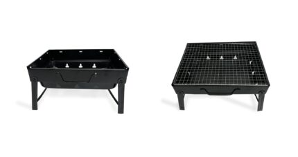 ACCESORIOS VARIOS PARRILLA PLEGABLE PORTATIL CAMPING / PESCA 35X27X20 CM